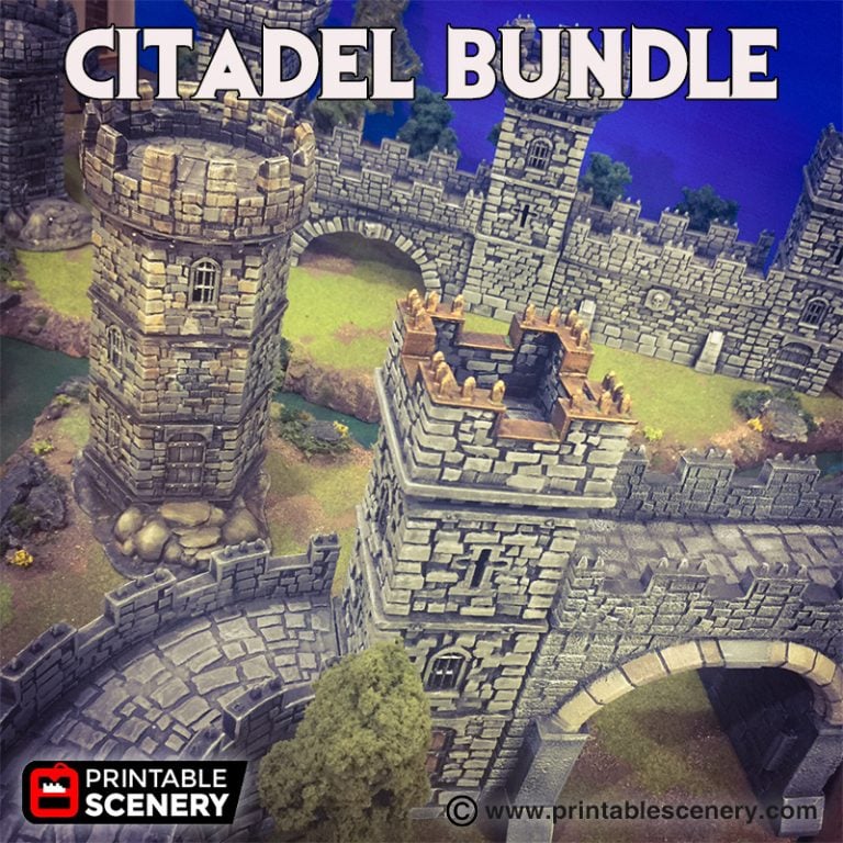 Winterdale in Ruins - Printable Scenery