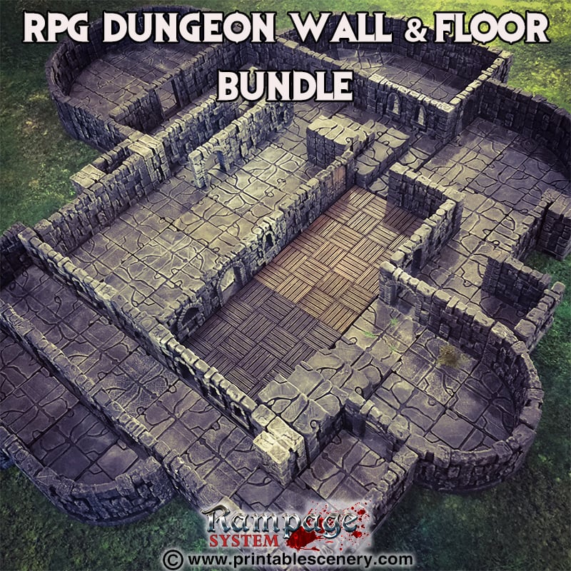 Rampage Dungeon Wall and Floor Bundle