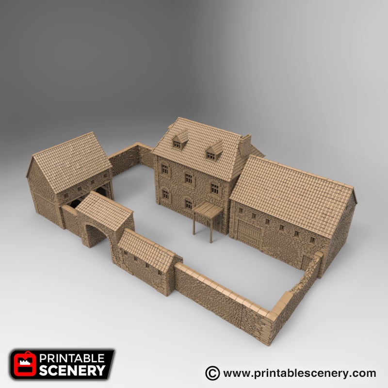 Eden Model rendered in 3D (above) and photograph of 3d-printed solid