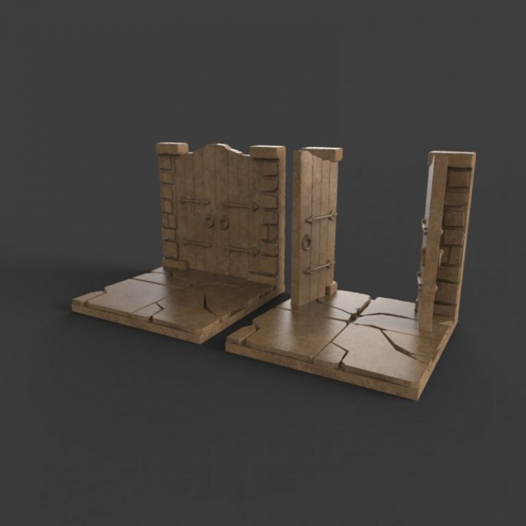 3D Printable Dungeon Tiles Base Set