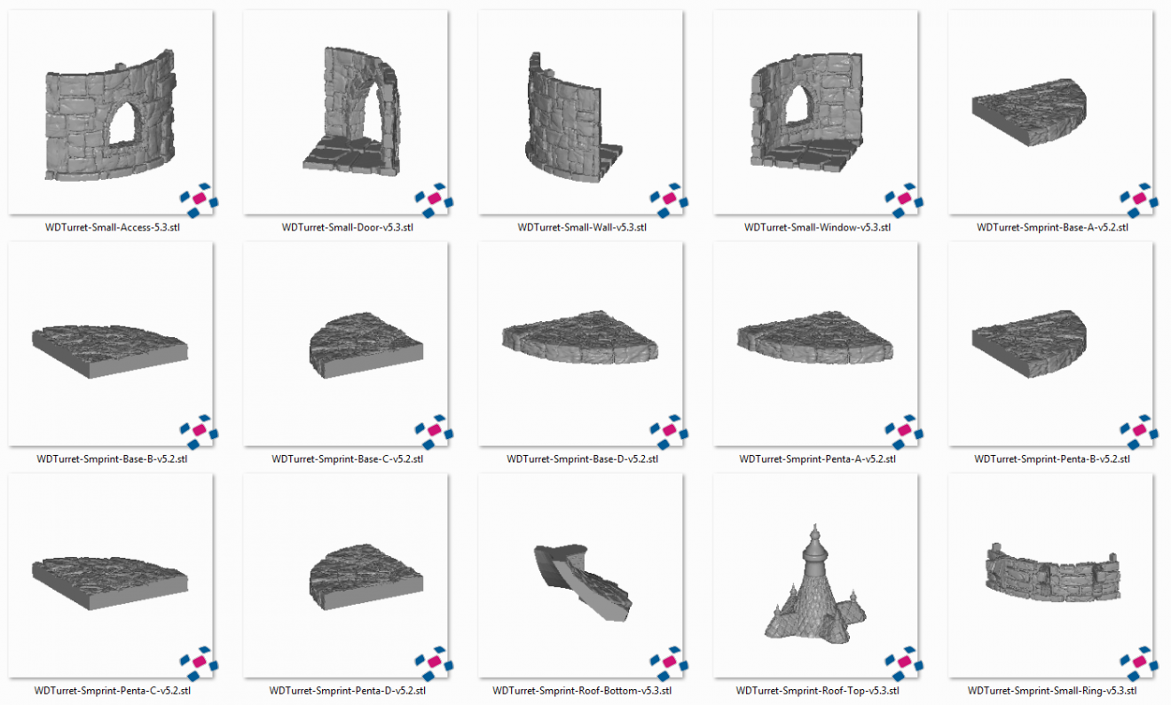 Turret Reference 3D Printable Turret Cupola