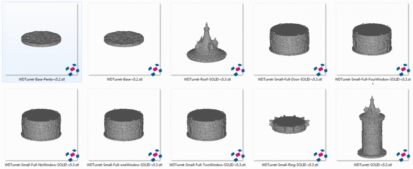 3D Printable Turret Cupola