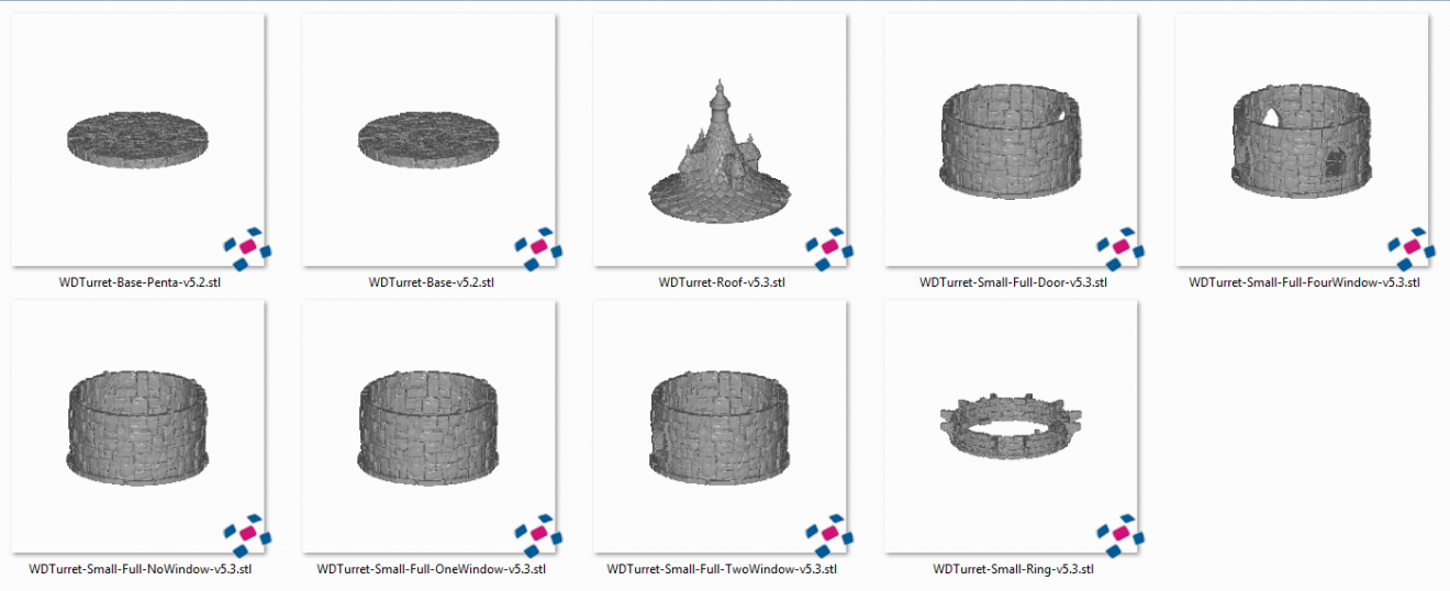 3D Printable Turret Cupola