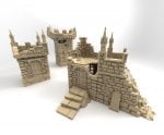 Winterdale in Ruins - Printable Scenery