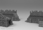 Winterdale in Ruins - Printable Scenery