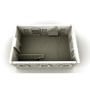 3D Printable French Farmhouse