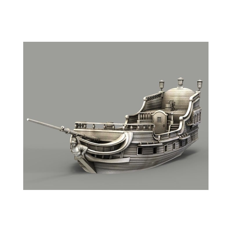 3D Printable Pirate Elves Starblast Grand Cruiser by Soul Forge Studio