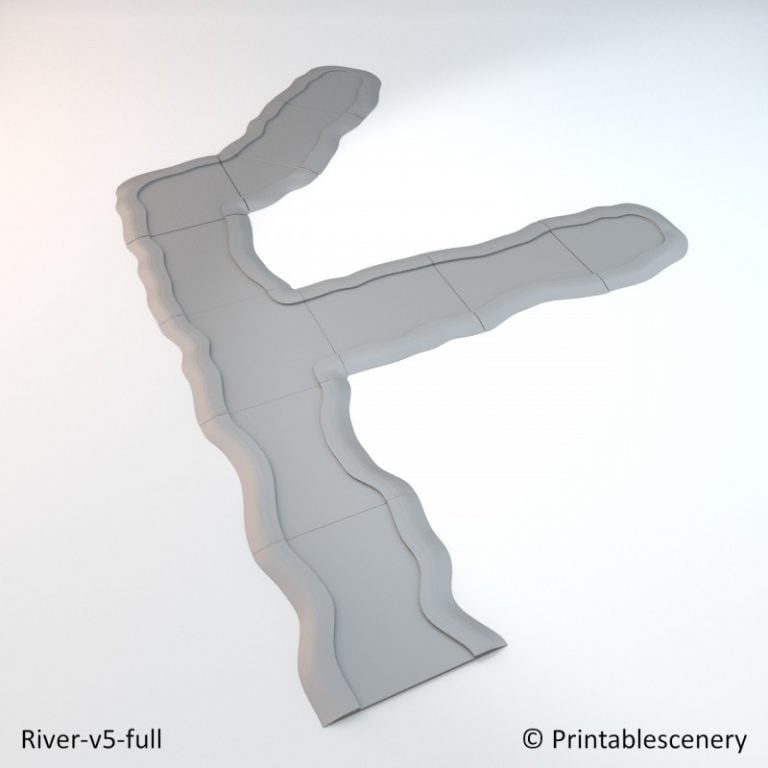3D Printable The Rivers