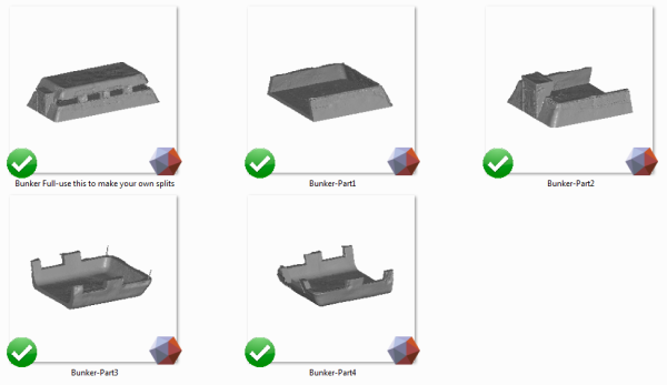 Normandy Bunkers Printable Scenery