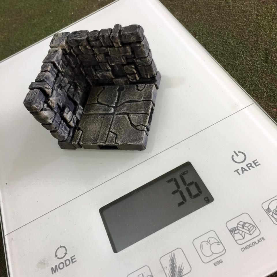 3D printing costs - Printable Scenery