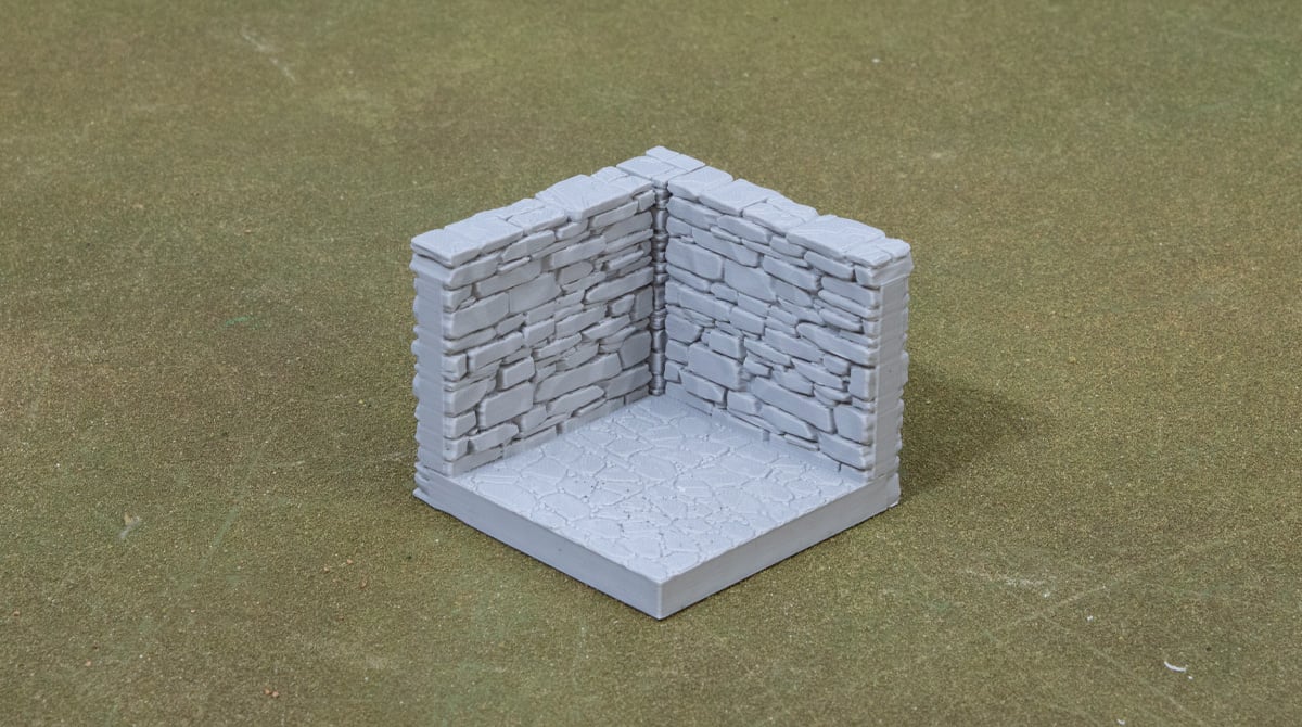 3D printed dungeon tiles