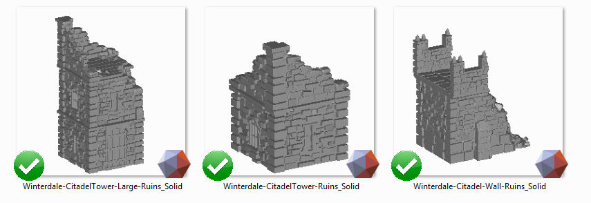 Winterdale in Ruins – Printable Scenery