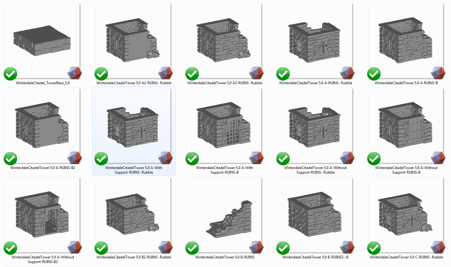 Winterdale in Ruins – Printable Scenery