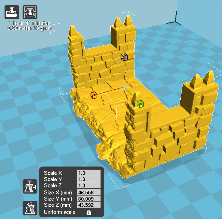 Winterdale in Ruins - Printable Scenery