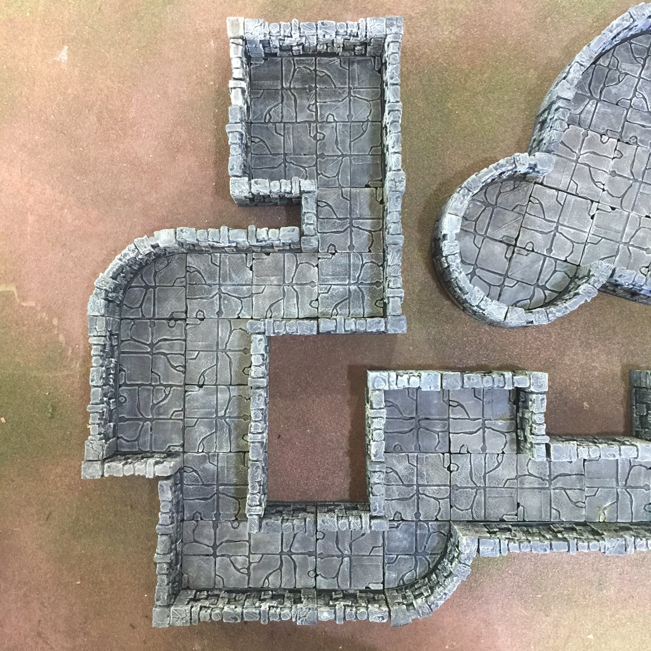Rampage Dungeon - Seamless Interlocking Dungeon Tiles by