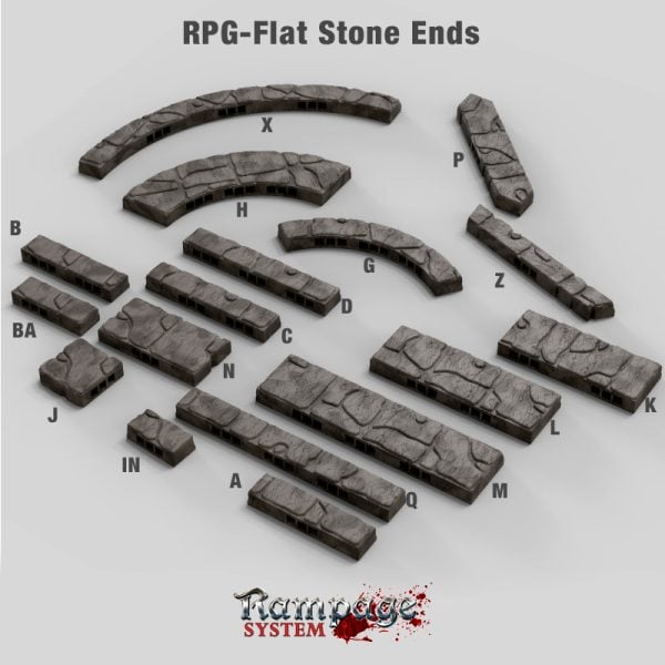 Rampage Flat Stone Ends - Image 3