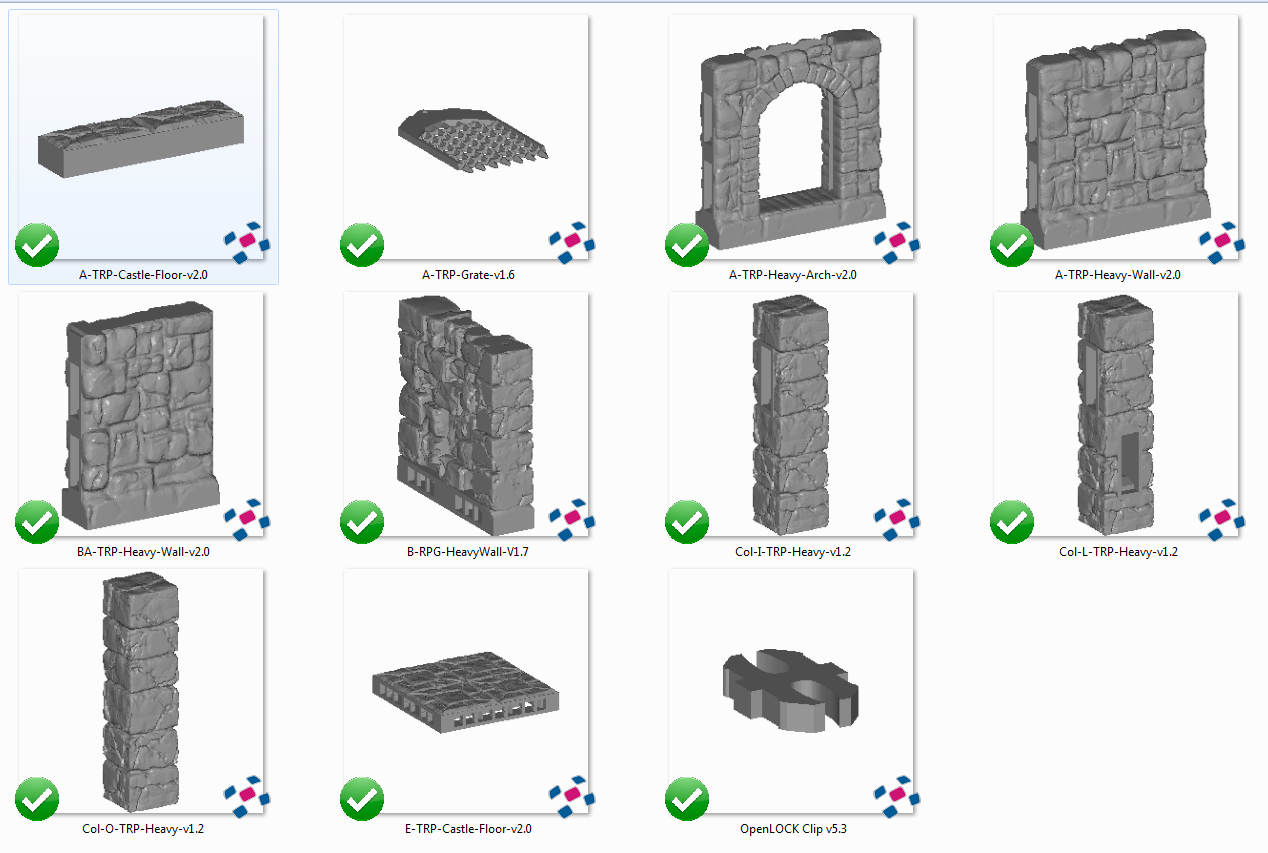 Rampage BASE PACK – Printable Scenery