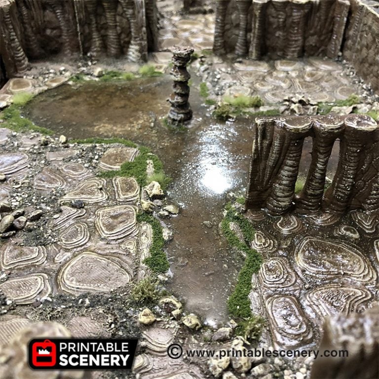 OpenLOCK Cavern Tiles - Printable Scenery