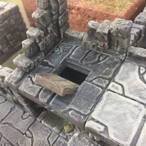 Rampage Dungeon Wall and Floor Bundle - Printable Scenery