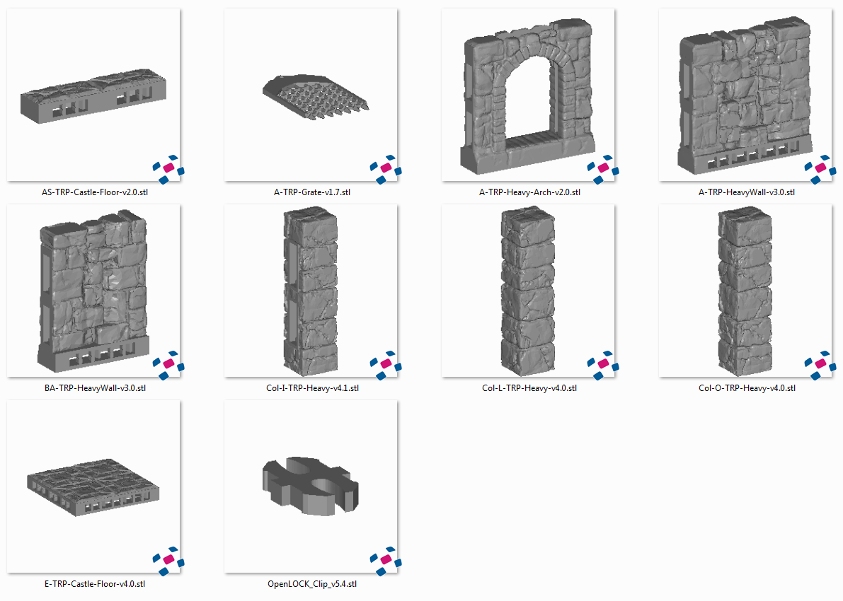 Rampage Base Pack - Printable Scenery