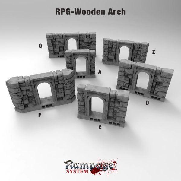 Rampage Wooden Arch - Image 2