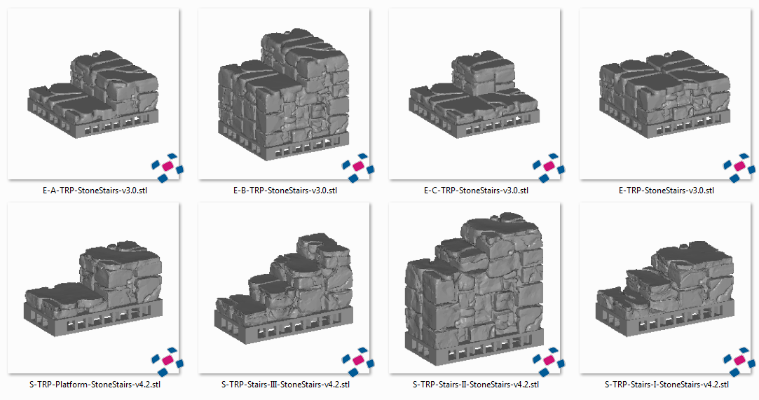 STL file Minecraft Stone Stairs 🦸・3D print design to download・Cults