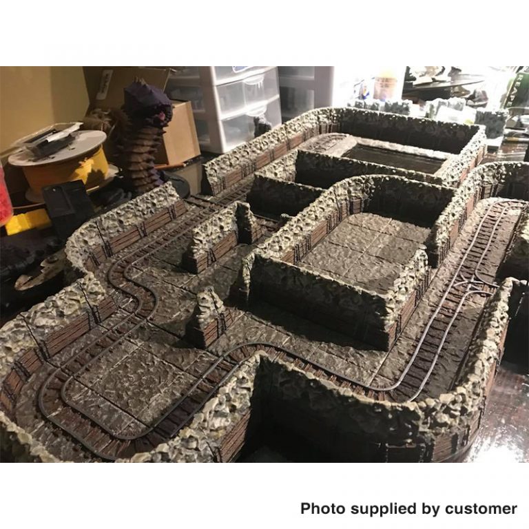 Rampage Mine Walls - Printable Scenery