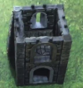 3d printed openlock castle tower assembly 