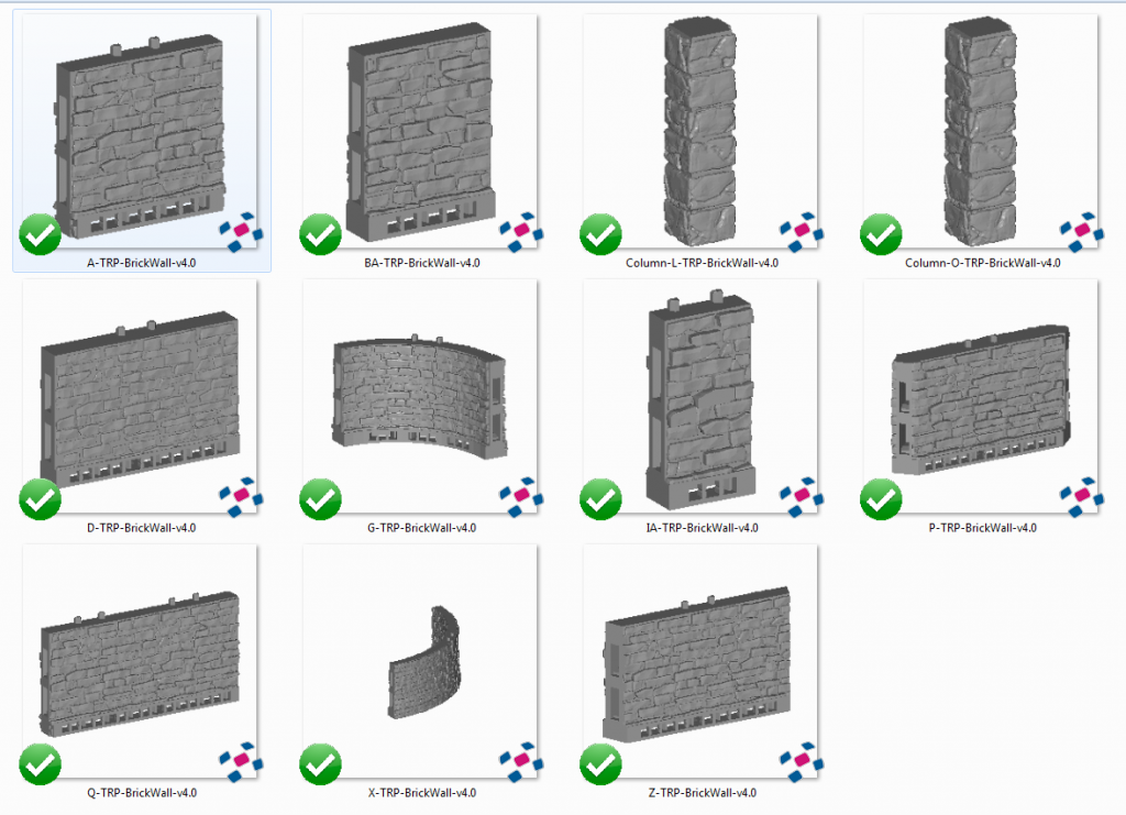 Castle Walls Printable Scenery