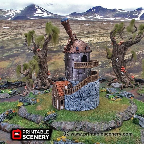 Winterdale Observatory Age of Sigmar Warhammer Frostgrave fantasy 3dprint