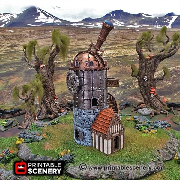 Winterdale Observatory Age of Sigmar Warhammer Frostgrave fantasy 3dprint