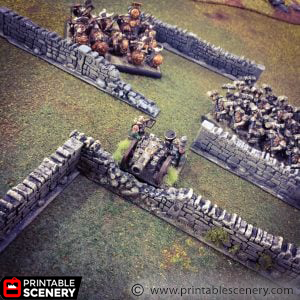 Straight Stone Walls