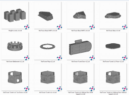 3D Printable Winterdale War Tower