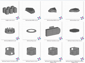 3D Printable Winterdale War Tower