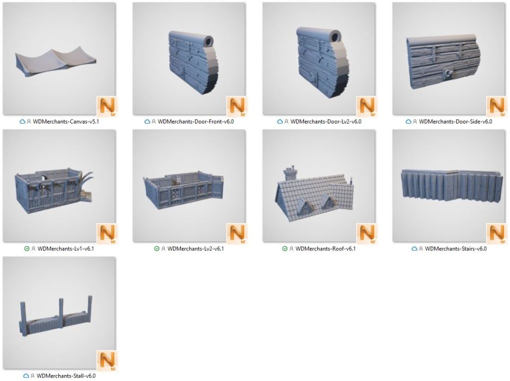 3D Printable Merchants and Market