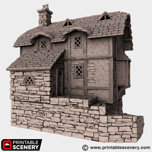 Winterdale Water Mill STL and MarketsFrostgrave Mordheim Age of Sigmar Warhammer dungeons dragons pathfinder