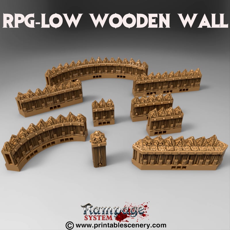 Low Wooden Walls