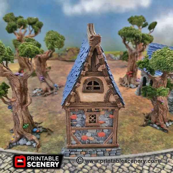 3d Printable Age Of Sigmar Dungeons and dragons small cottage winterdale