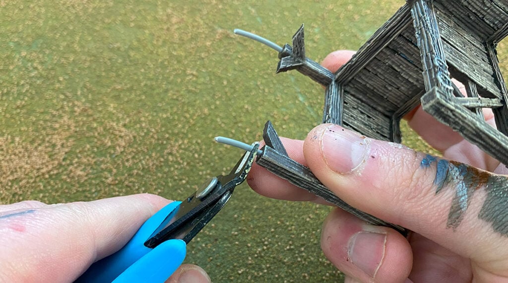 Trim the filament