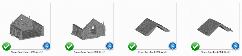 The Stone Barn - Printable Scenery