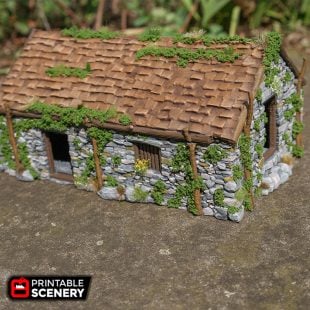 The Stone Barn - Printable Scenery