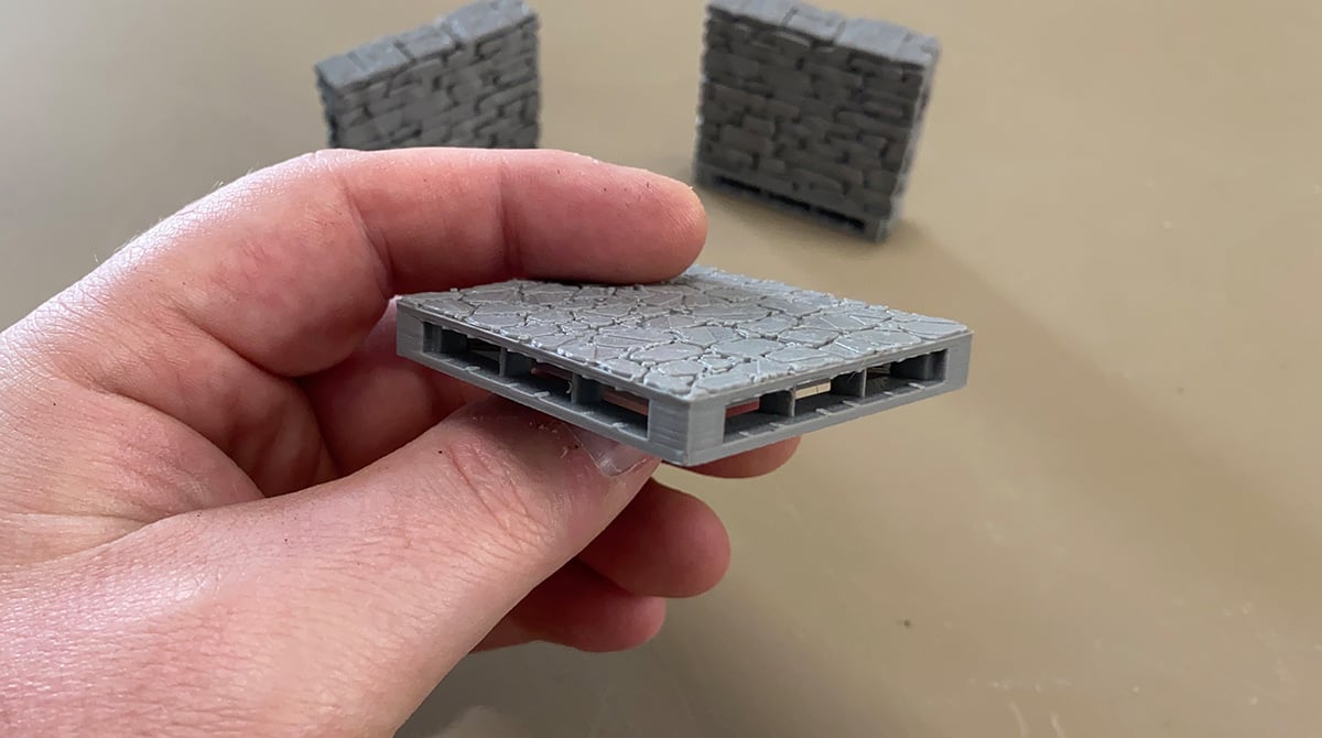 Photo showing the removal of OpenLOCK supports