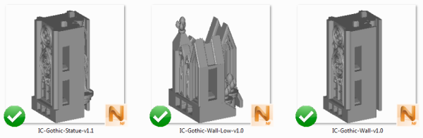 Cathedral Walls - Printable Scenery
