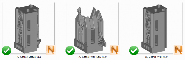 Cathedral Walls - Printable Scenery