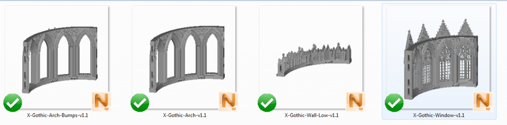 Cathedral Walls - Printable Scenery