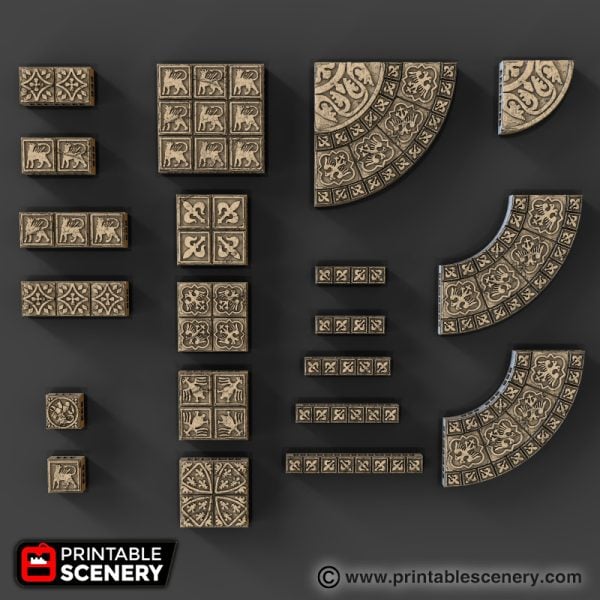 Rough Stone Floors Printable Scenery