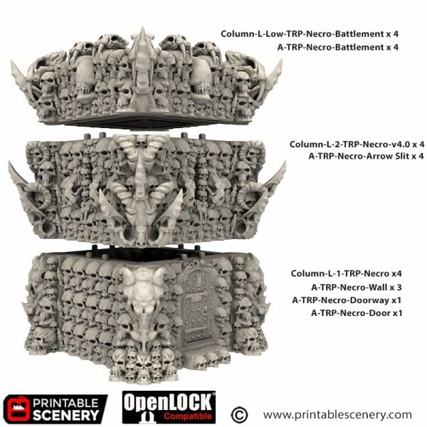 The Necromancer Tower 3d printed