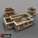 The Stone Barn - Printable Scenery