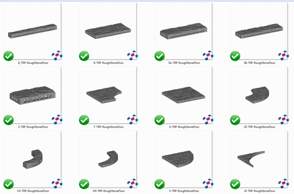 Rough Stone Floors Printable Scenery