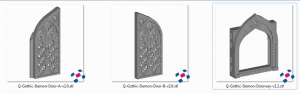 Demon Door - Printable Scenery